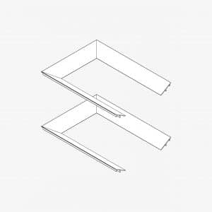 Guide sistema - Piano inclinato 30° coppia per testata