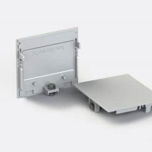 File 2 sistema - Coppia di testate per profilo soffitto/parete/sospensione