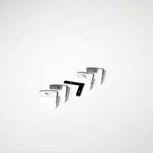 Coppia di giunti angolari parete/soffitto per File 2H sistema