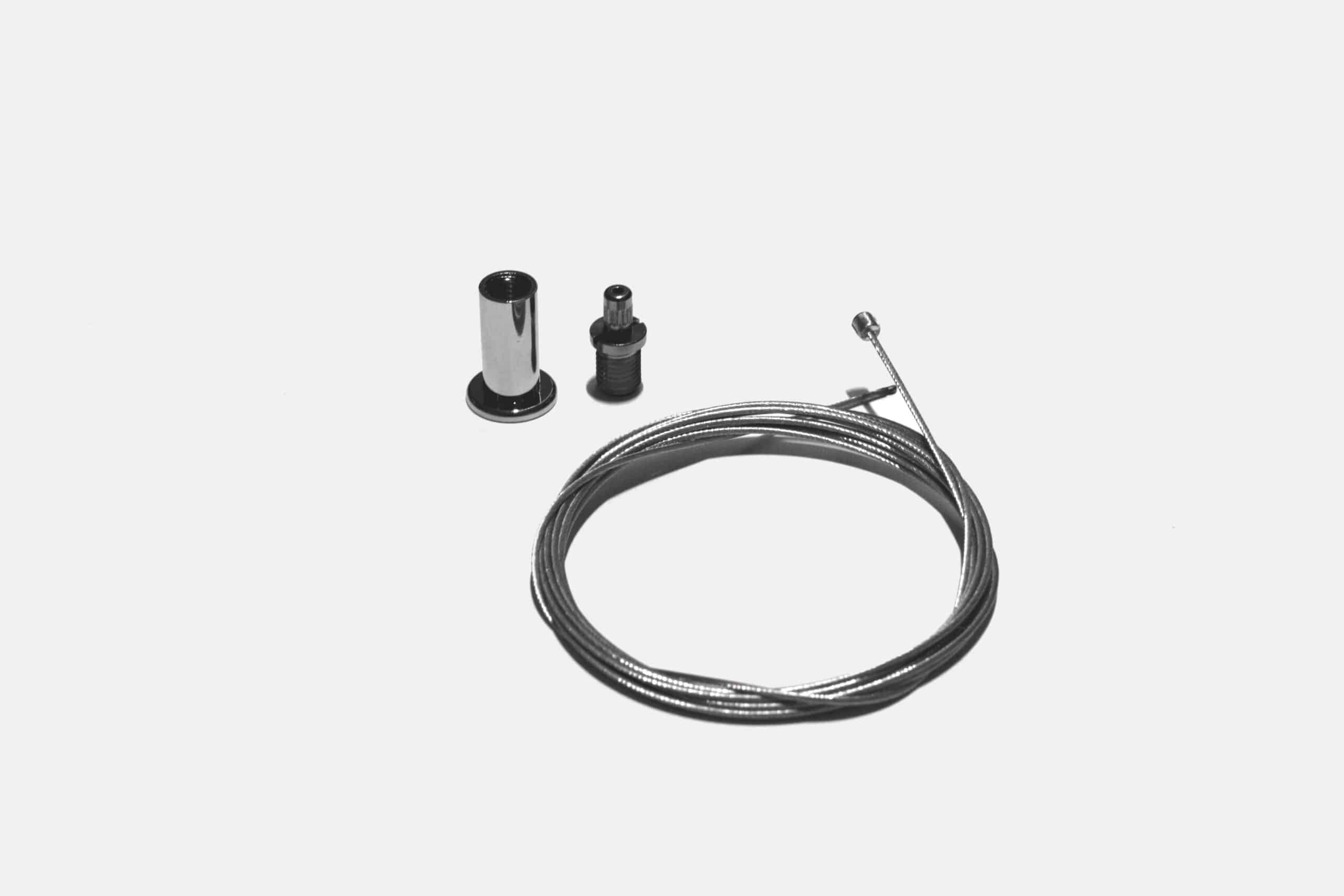 Kit cavo sospensione in acciaio L.2000mm