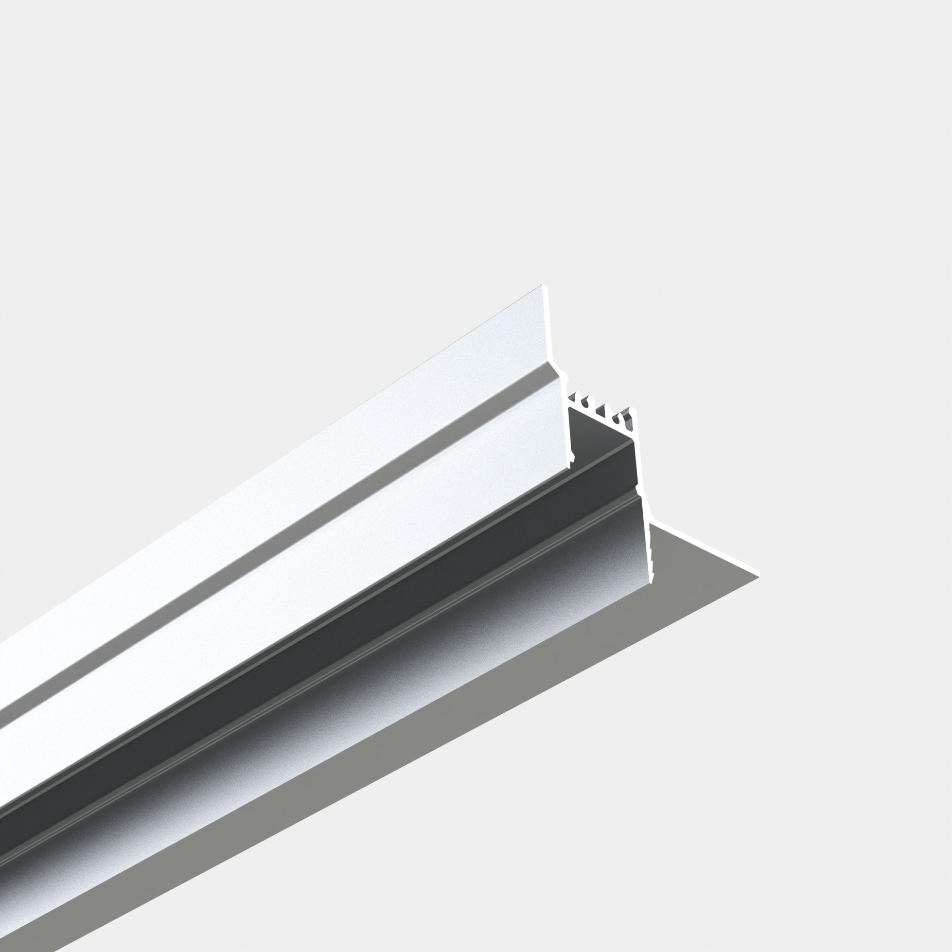 Microfile Empty perimetric recessed profile